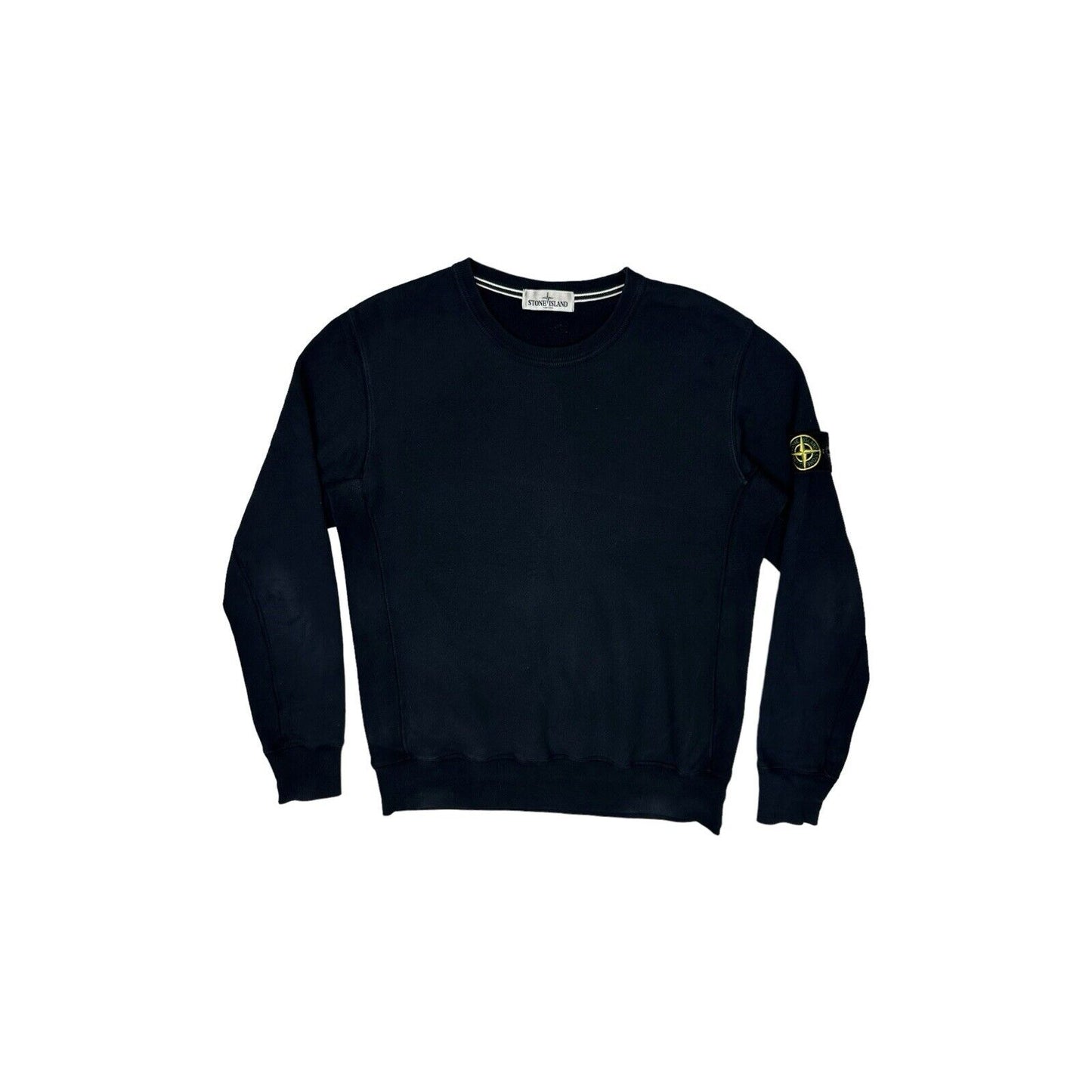 AW13 Stone Island Navy Blue Crew Neck Jumper Mens Large