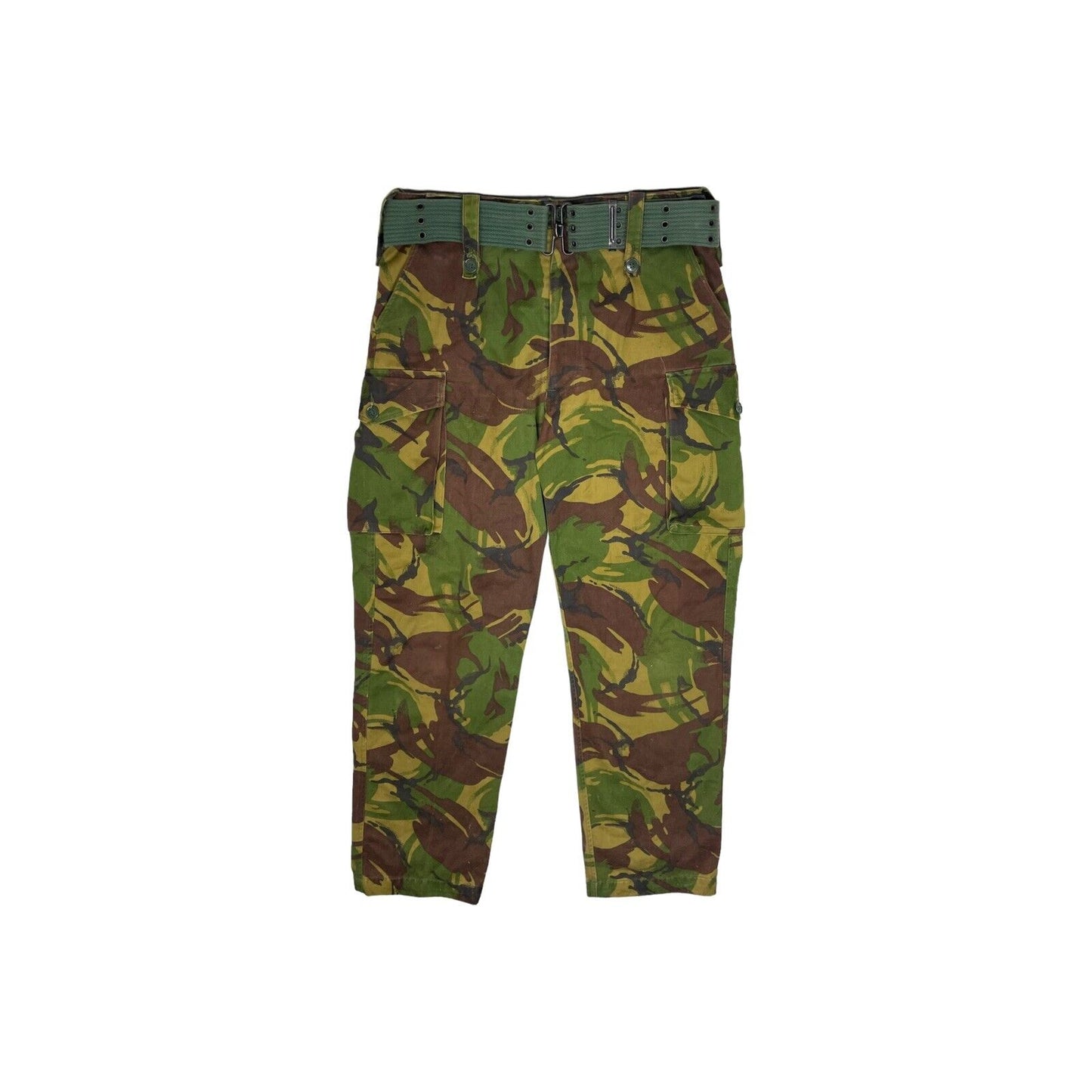 Vintage 70’s/80’s British Army Camo Trousers 32w 32l Opti Zippers