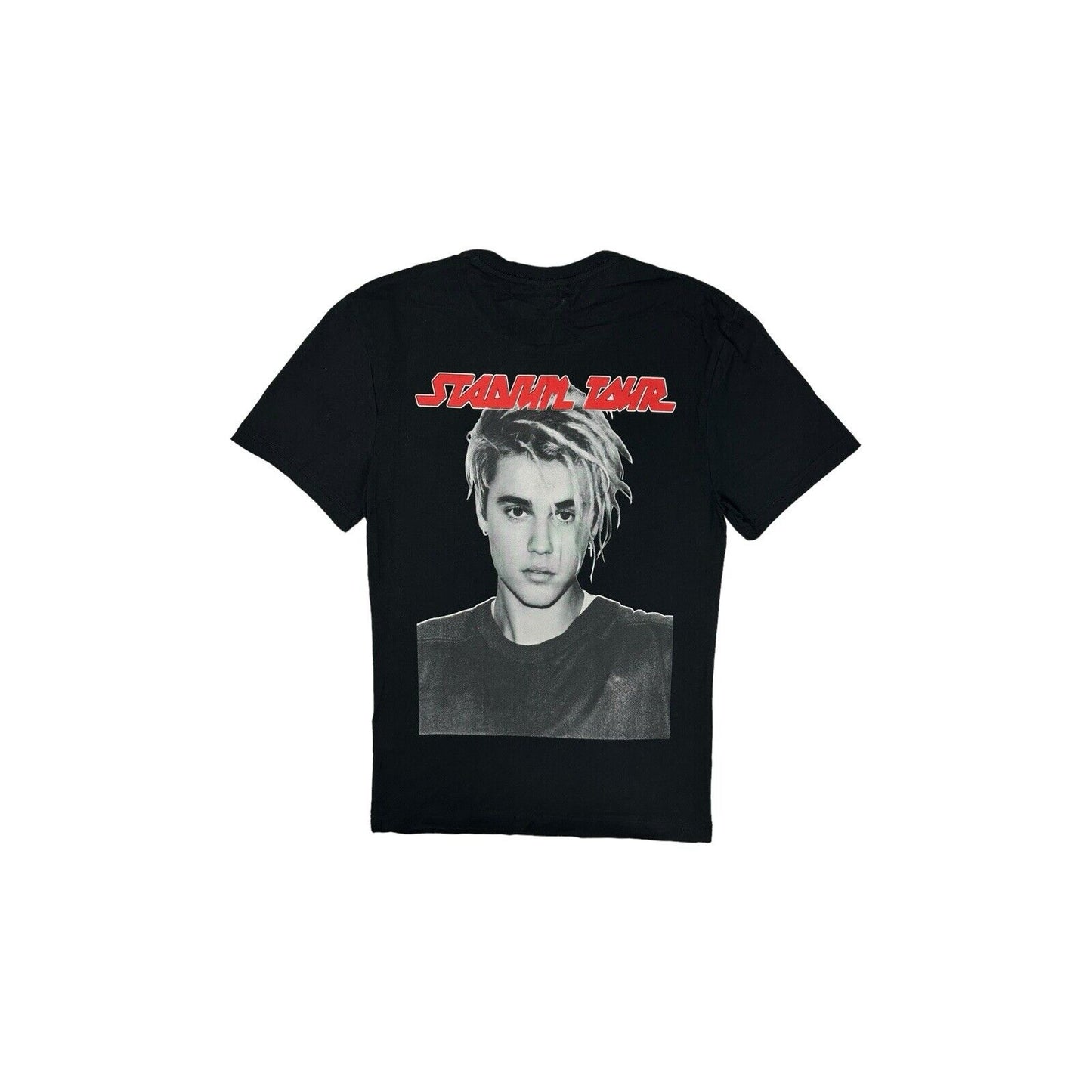 2017 Justin Bieber Purpose Tour Staff T-Shirt Mens XS Black