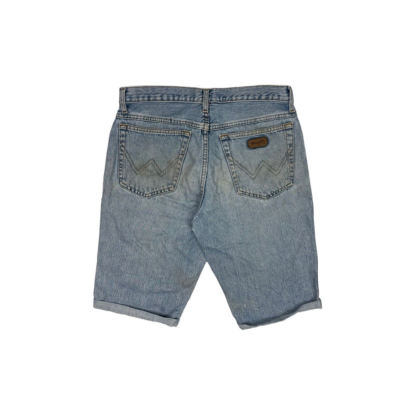 Vintage Wrangler Cut Jean Shorts Jorts 32w Blue Denim