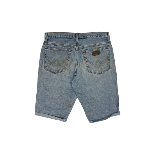 Vintage Wrangler Cut Jean Shorts Jorts 32w Blue Denim