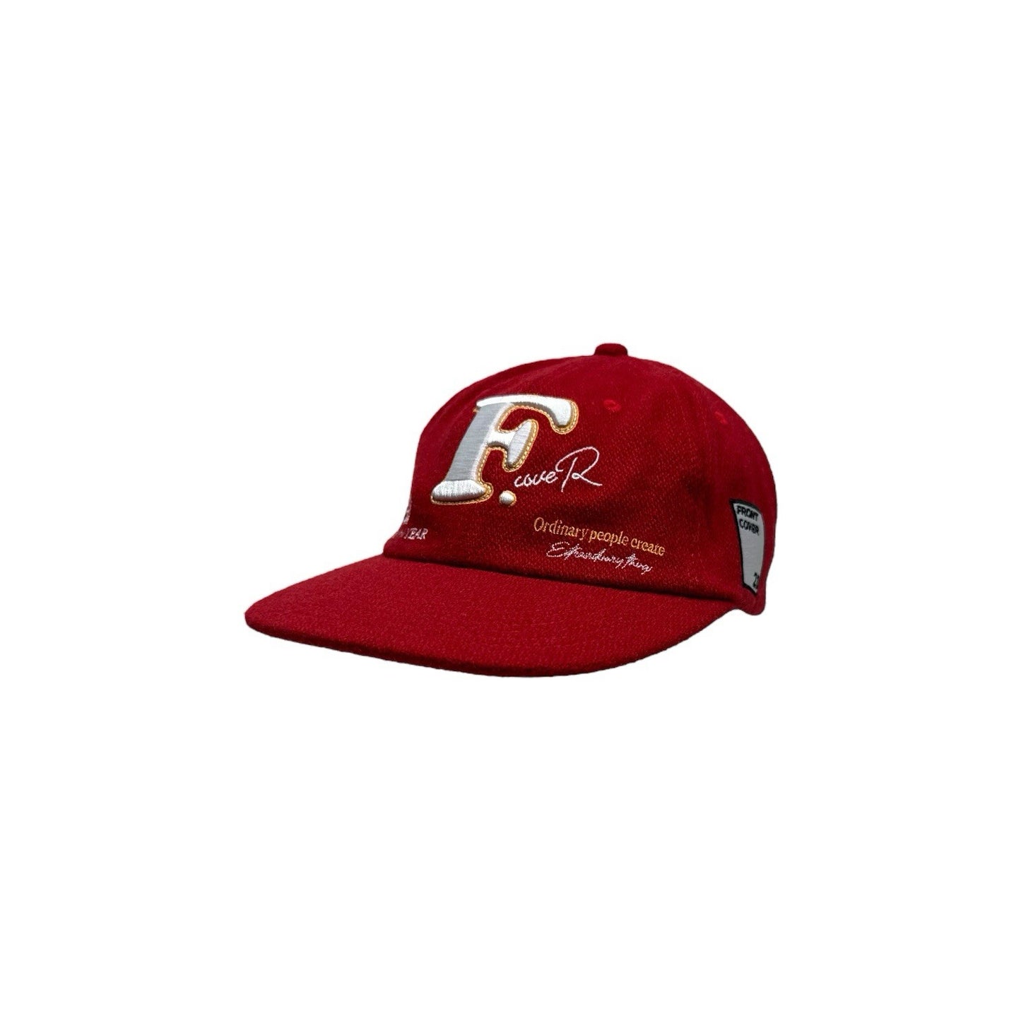 Frontcover Clo Wool Cap Embroidered Red Strapback