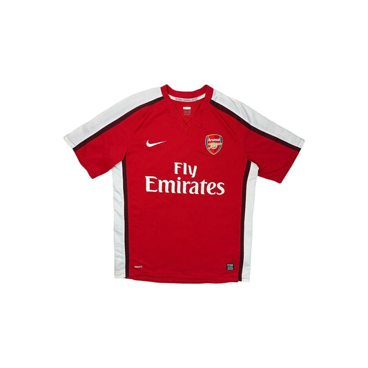 08-10 Arsenal Football Home Shirt Nike Red Mens Medium