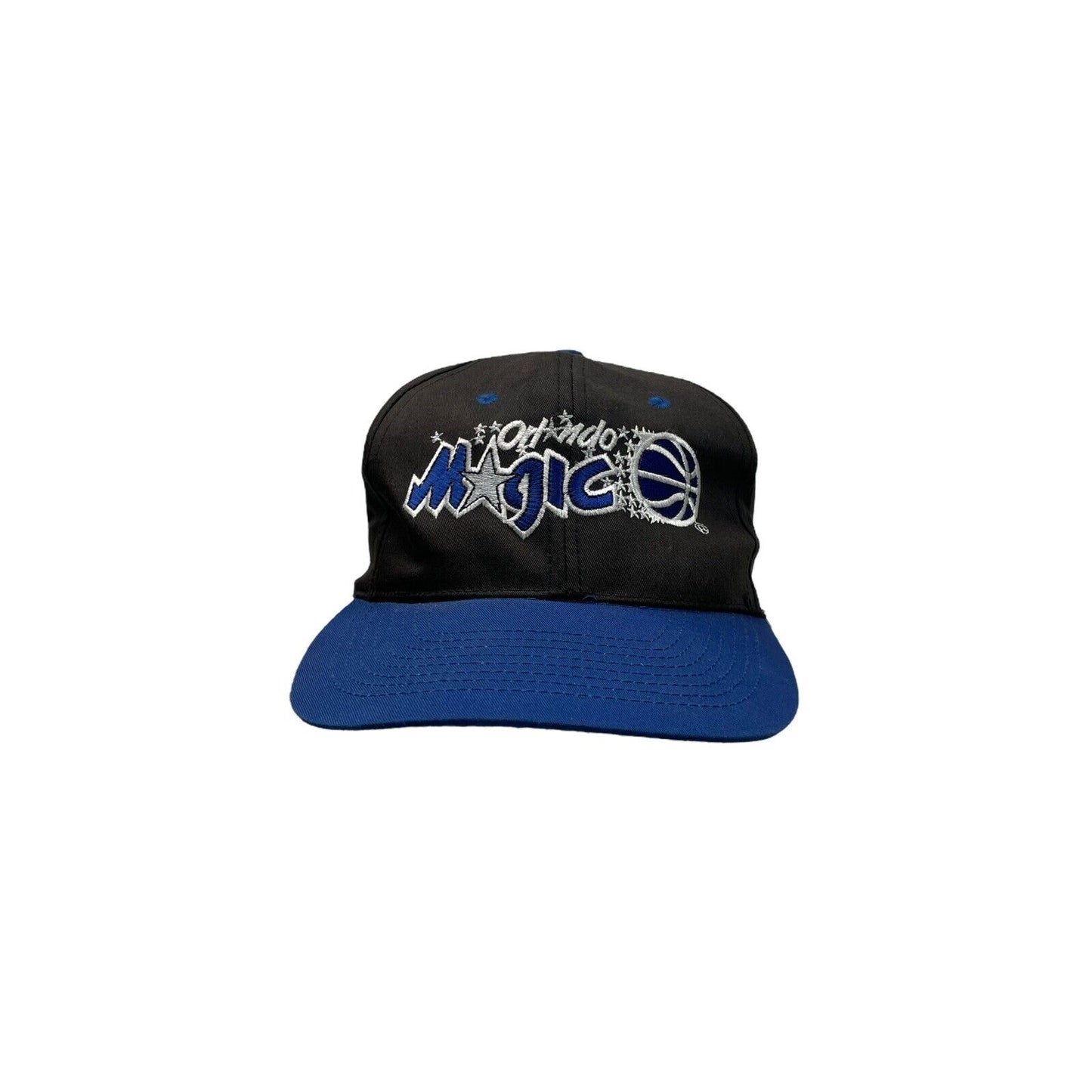 Vintage Orlando Magic Snapback Cap Embroidered Blue And Black NBA