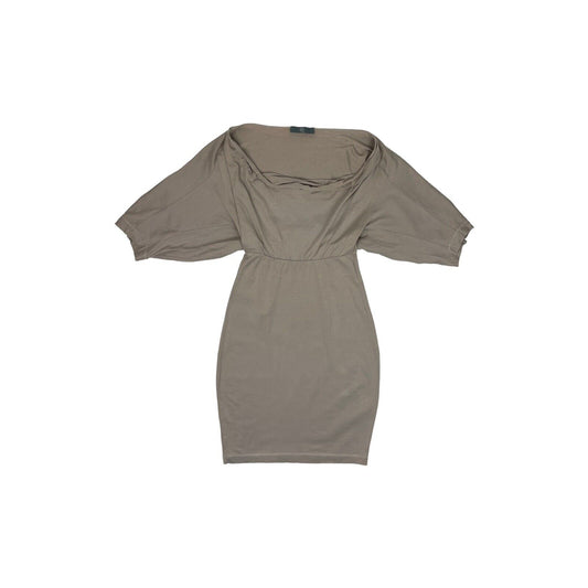 Alexander McQueen Grey Sleeved Dress Women’s XS