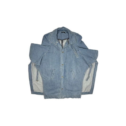 SS13 Ksubi Denim Cape Jacket Womens Medium