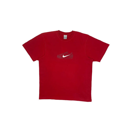 Vintage Nike Shoe T-Shirt Red Mens XL Sportswear