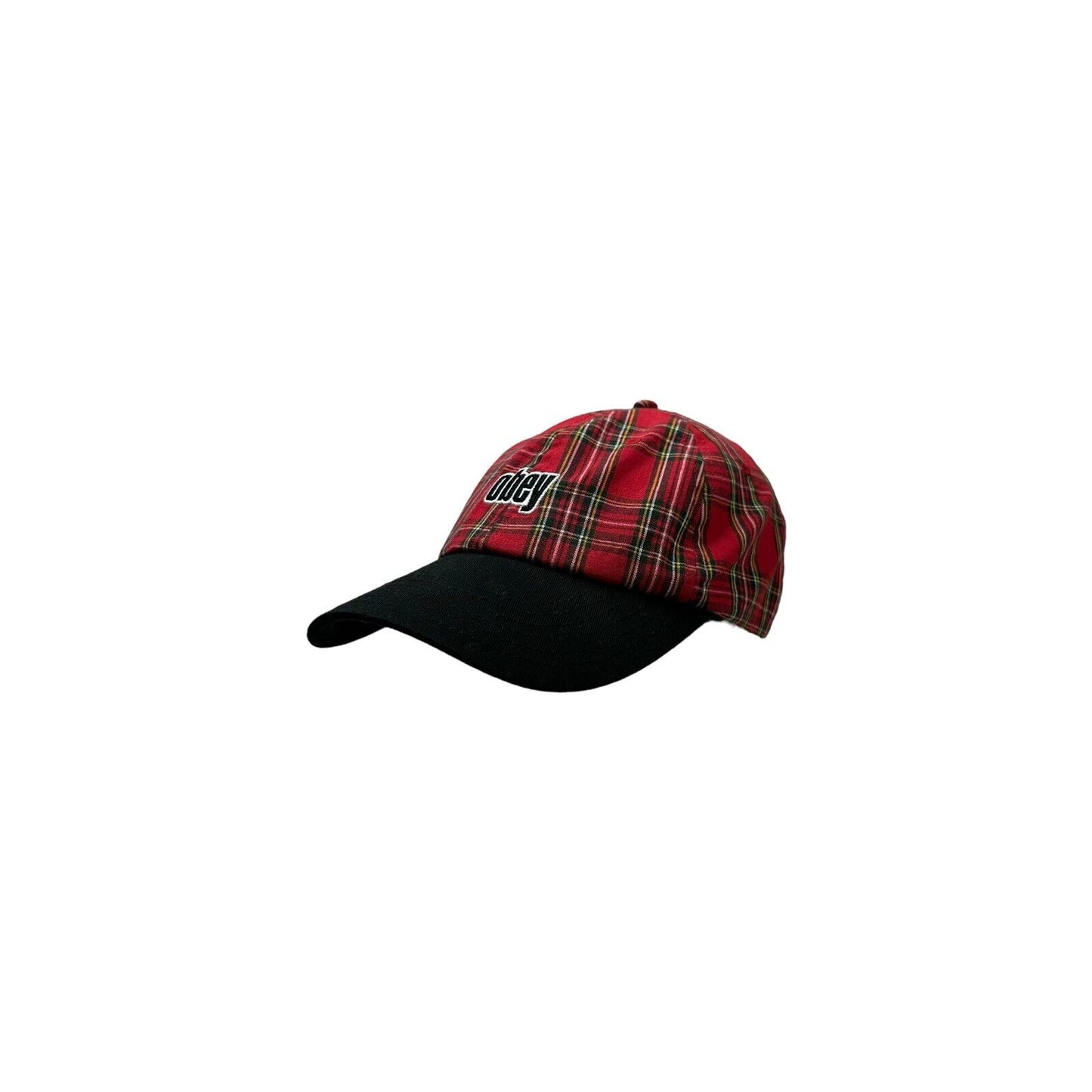 Obey Dayton Plaid Cap Adjustable Multicoloured