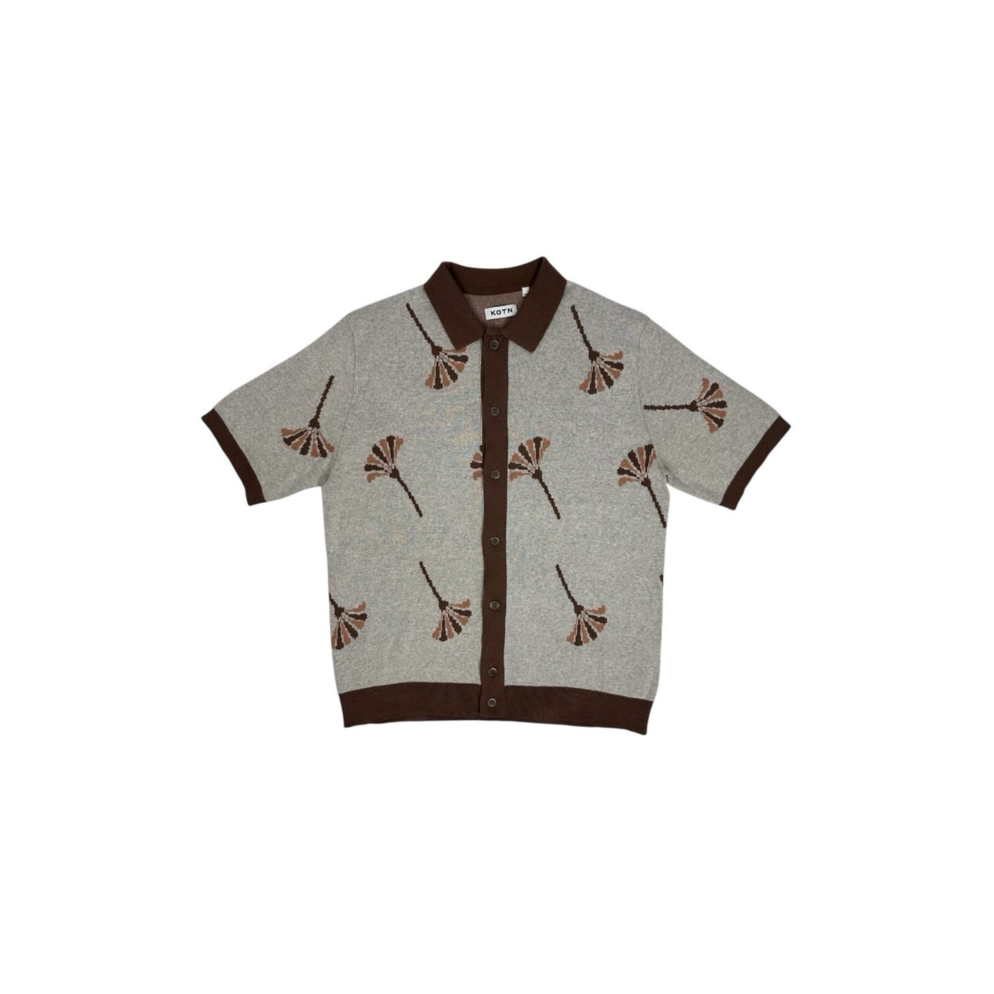 Kotn Ramzy Knit Shirt Men’s Medium Brown