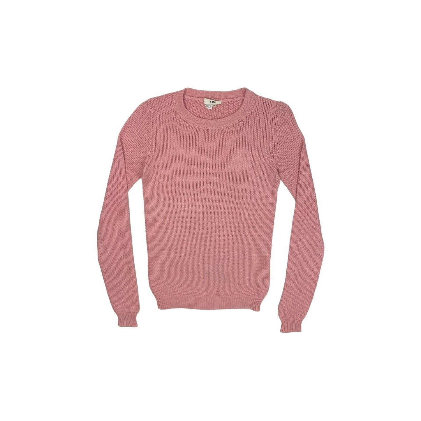 YMC Knit Crew Neck Jumper Women’s UK8 Pink Made In Italy You Must Create