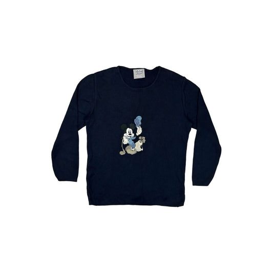 Vintage Mickey Mouse Disney Jumper Navy Blue Mens Medium 90’s