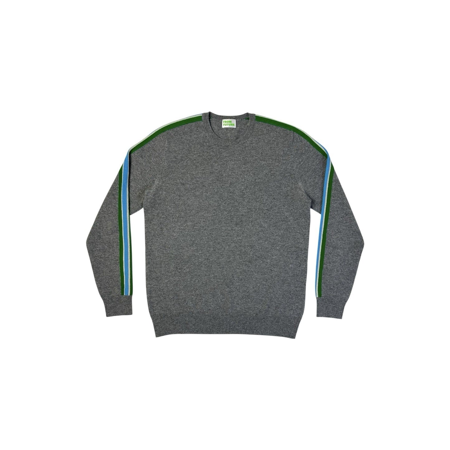 From Future Cashmere Sweater Grey Men’s Medium Line Detail