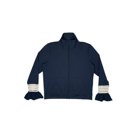 Ganni Presbourg Track Jacket Navy Blue Women’s Large AW17