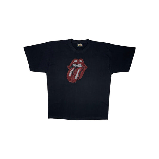 Deadstock 00’s Rolling Stones Embellished Logo T-Shirt Mens XXL