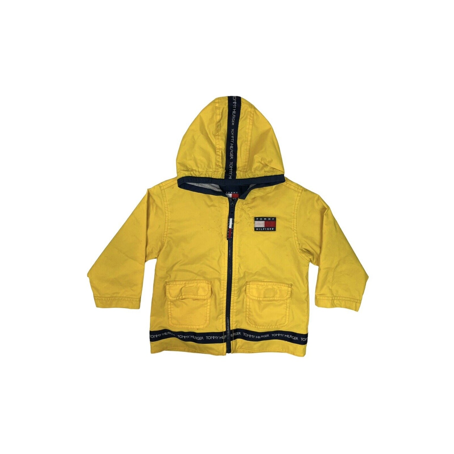 Vintage Tommy Hilfiger Lightweight Toddlers Jacket Yellow 90’s