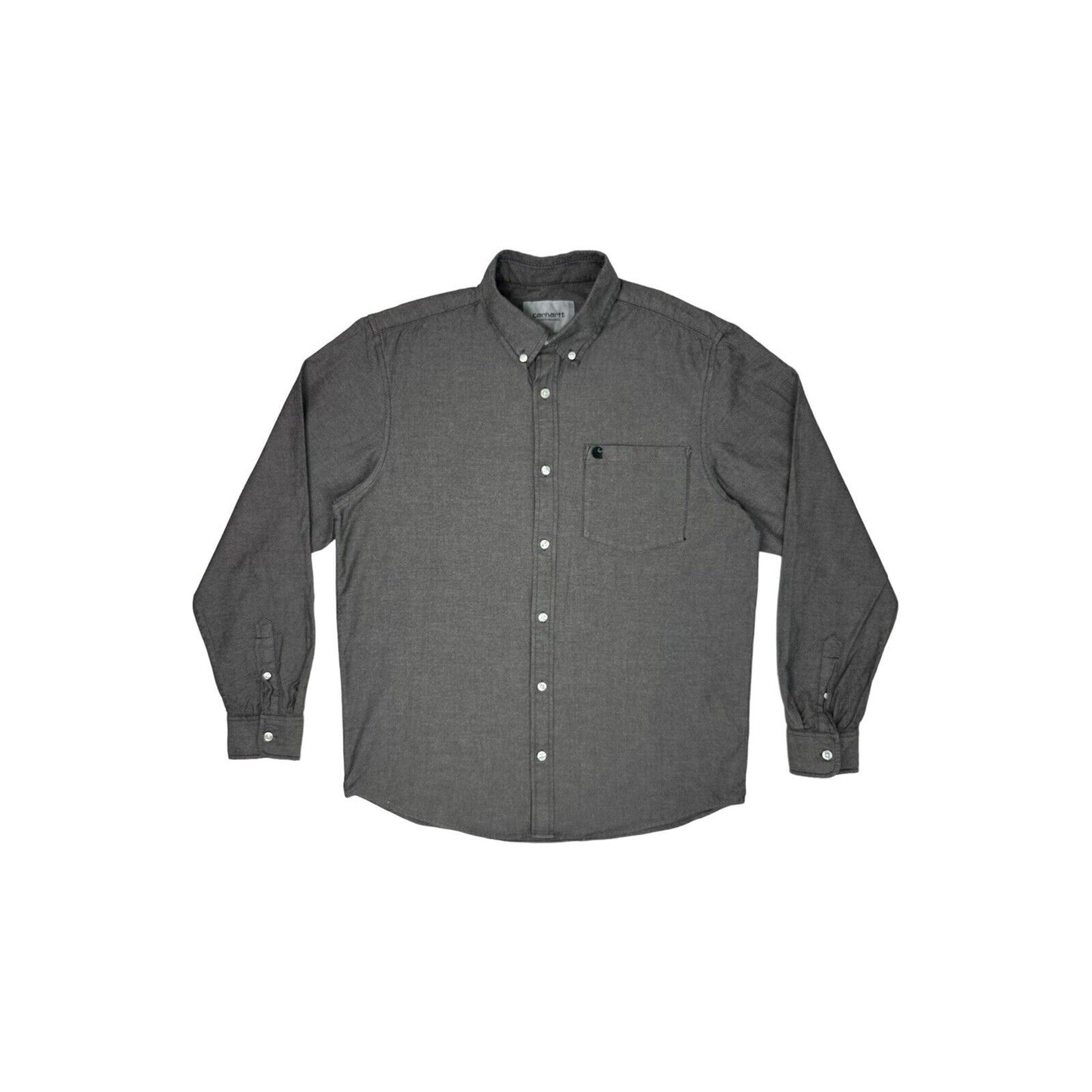 Carhartt WIP Dalton Long Sleeve Shirt Mens Medium Grey