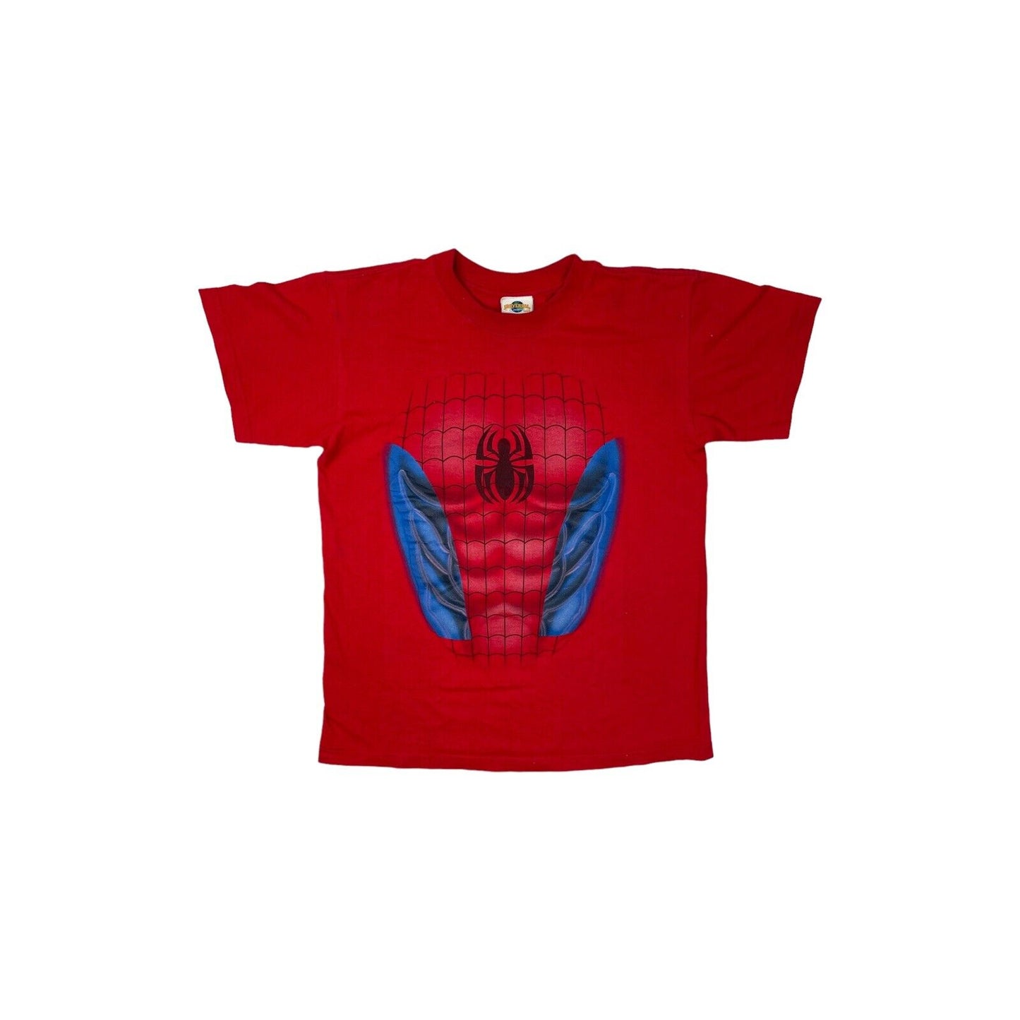 2008 Spider-Man T-Shirt Youth Medium Red Marvel Universal Studios