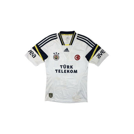 13-14 Fenerbahce Adidas Shirt Mens Small Away Top White Turkey Football