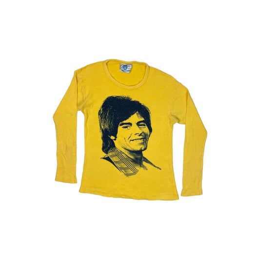 70’s Bay City Rollers T-Shirt Long Sleeve Unisex Yellow Marshall Lester