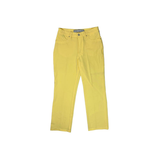 Vintage Versace Jeans Couture Trousers 28w 30l Yellow Made In Italy