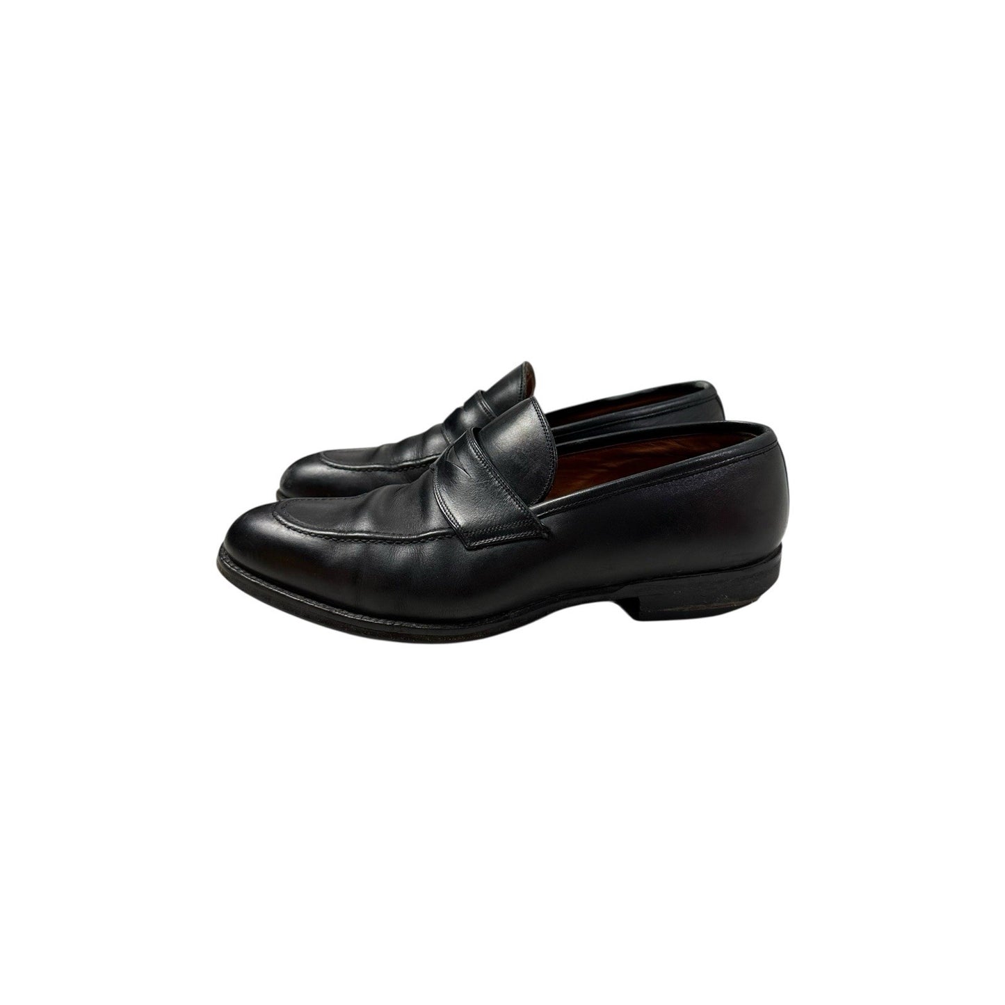 Vintage Valentino Shoes EU40 Black Men’s Slip On Black Leather