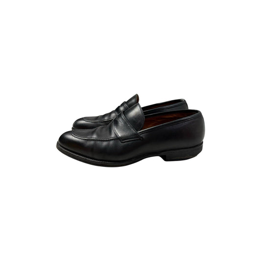 Vintage Valentino Shoes EU40 Black Men’s Slip On Black Leather