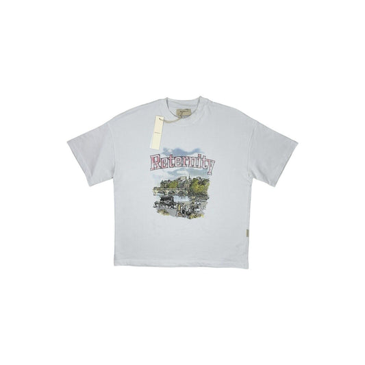 NWT Reternity La Seine T-Shirt Men’s Large White Graphic Print