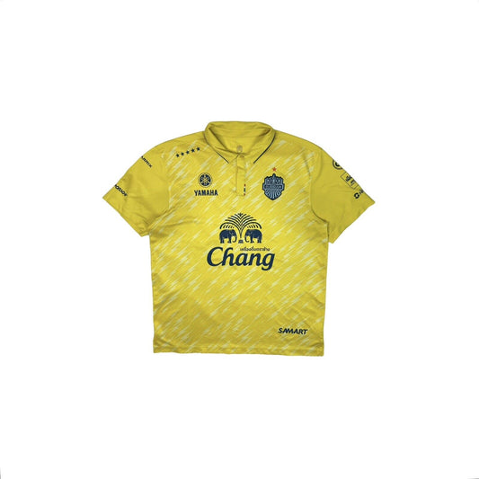 18-19 Buriram United Football Away Jersey Mens XL Yellow Soccer Shirt