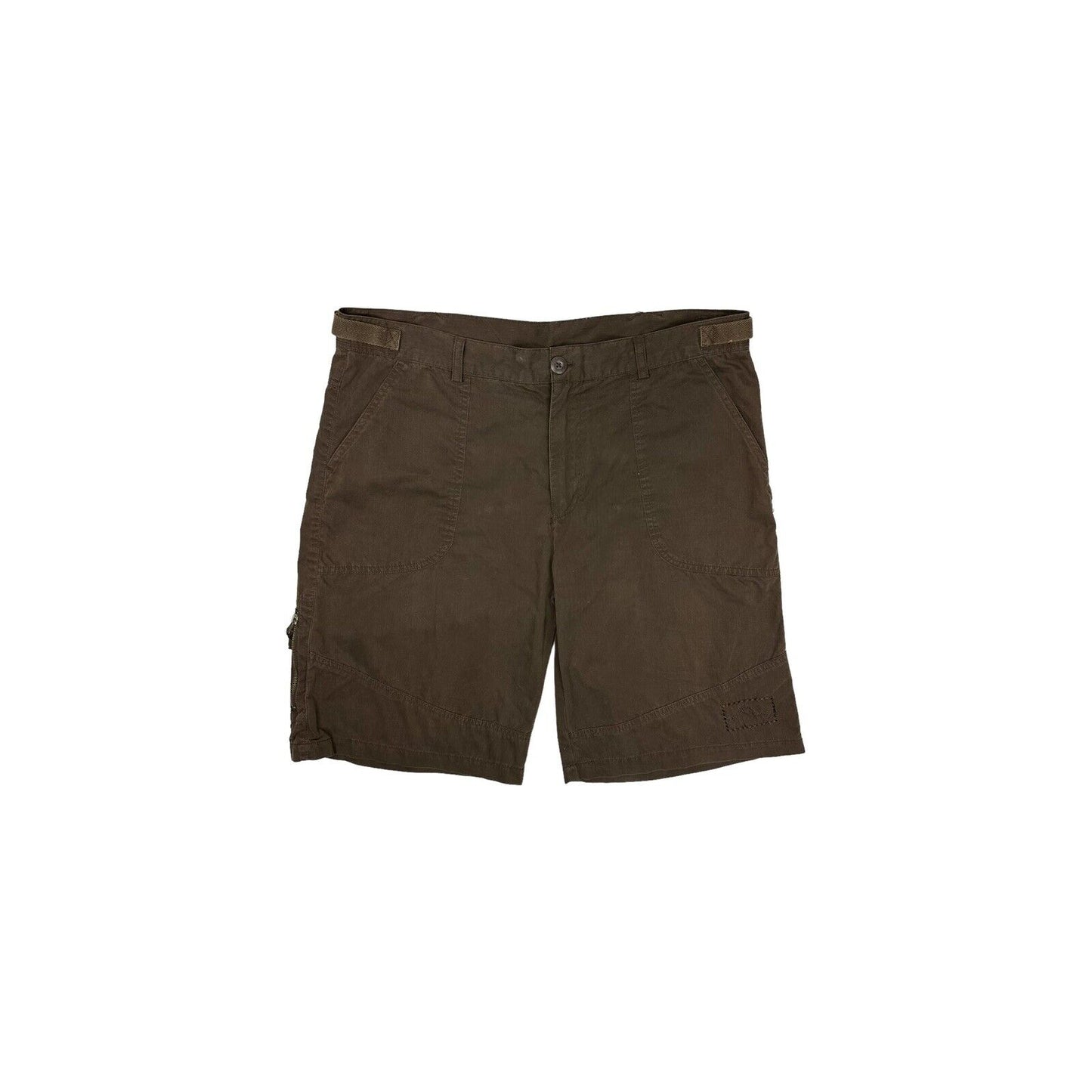 Vintage Kangol Cargo Shorts Brown Mens Large