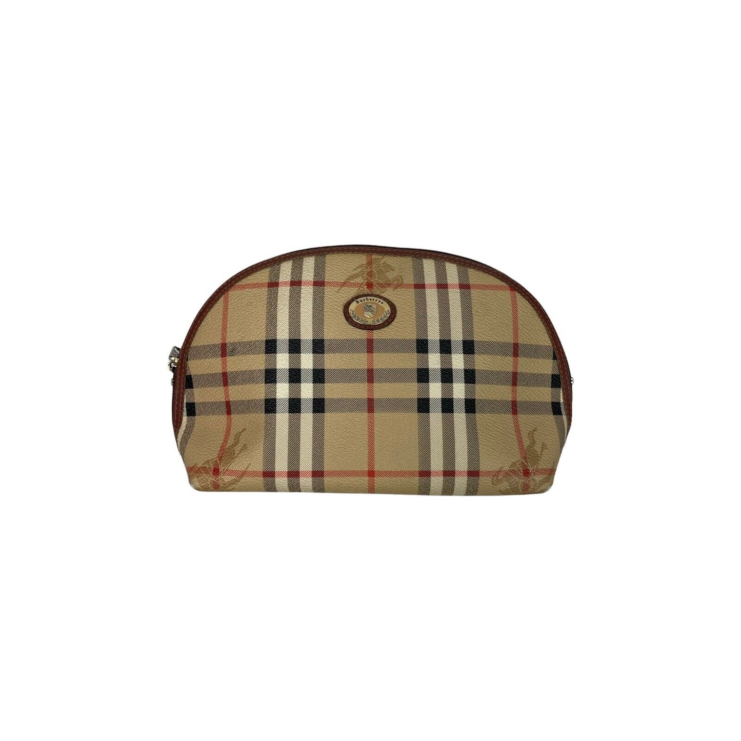 Vintage 80’s Burberry Nova Check Clutch Toiletry Bag