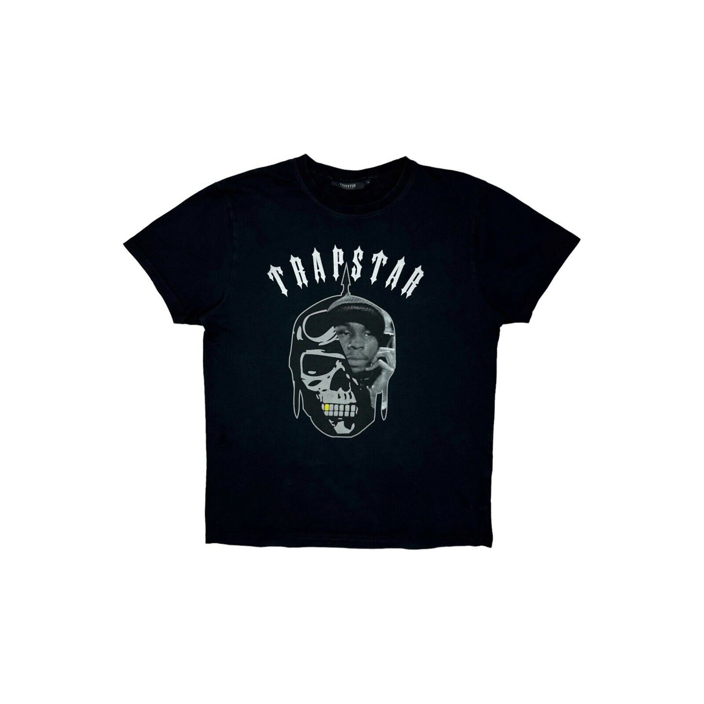 Trapstar Hustlers T-Shirt Mens Large Black Graphic Print