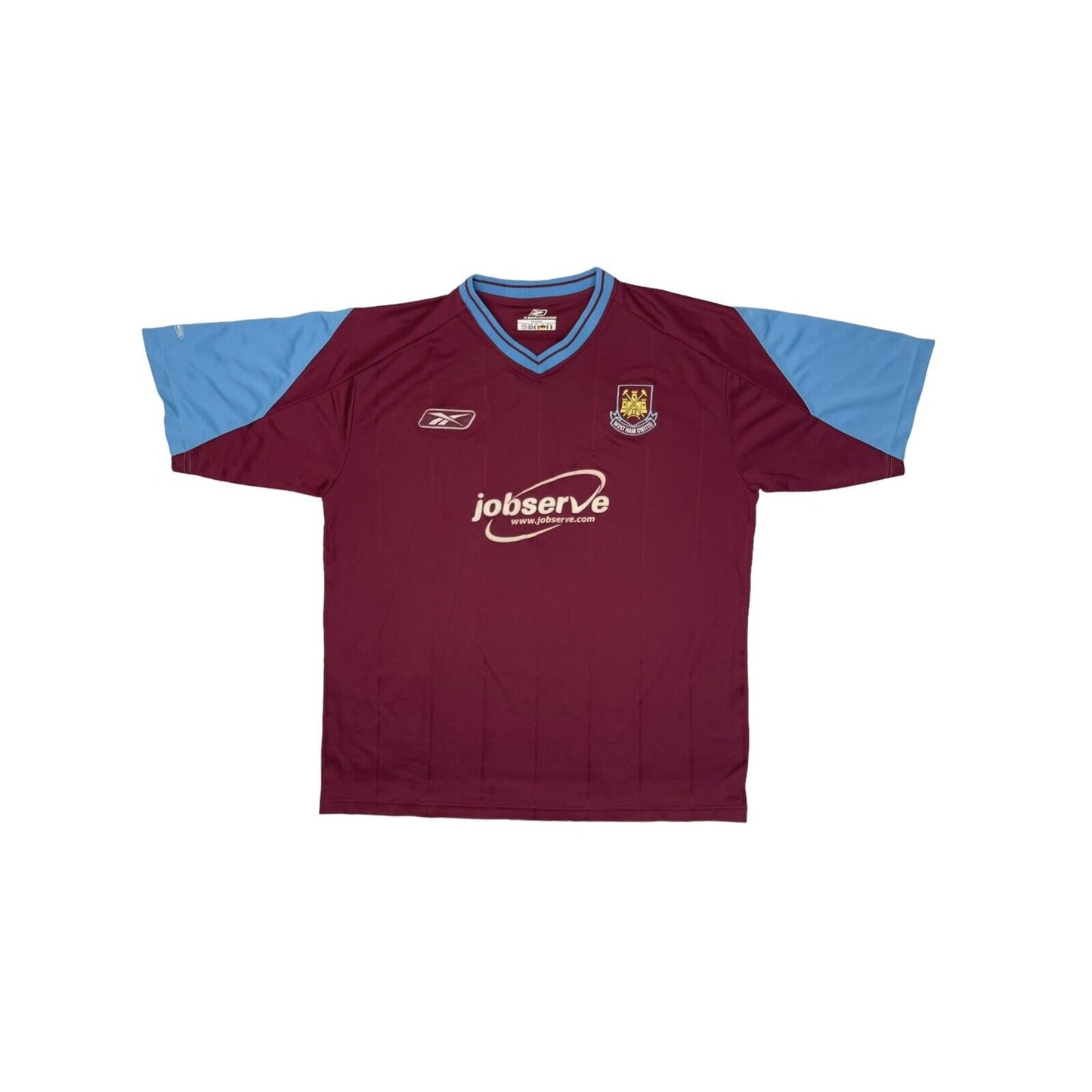 03-05 West Ham Football Jersey Umbro Mens XL Maroon Home Soccer Shirt