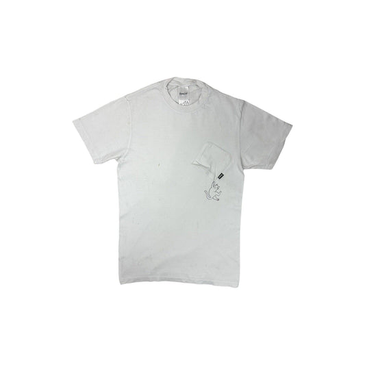 RipNDip Hang In There T-Shirt Mens Small White Pocket Tee