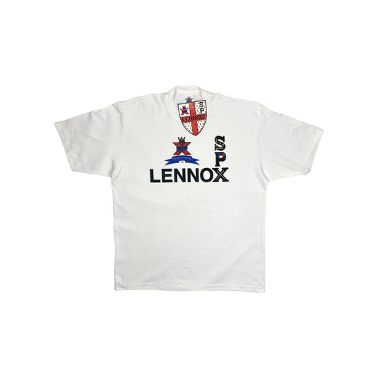 Vintage Lenox Lewis Boxing T-Shirt Mens XL White With Graphic SPX Deadstock