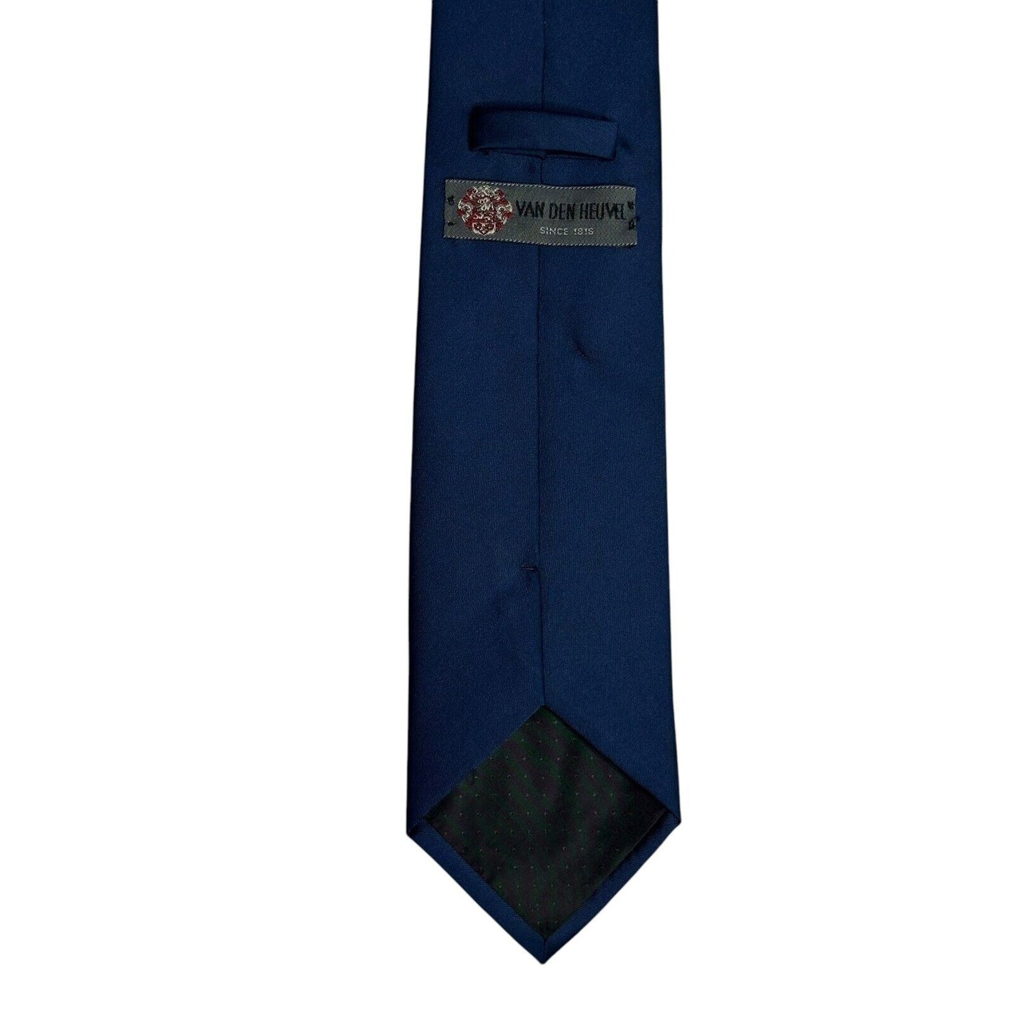 Vintage Van Den Heuvel Navy Blue Tie