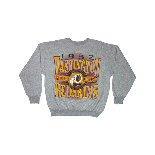 Vintage Washington Redskins Crew Neck Jumper Grey Mens XL Made In USA 90’s