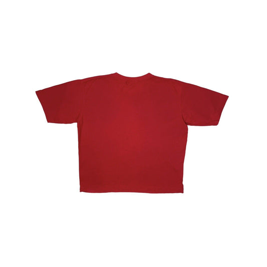 Vintage Burberry Bear T-Shirt Red Medium Embroidered