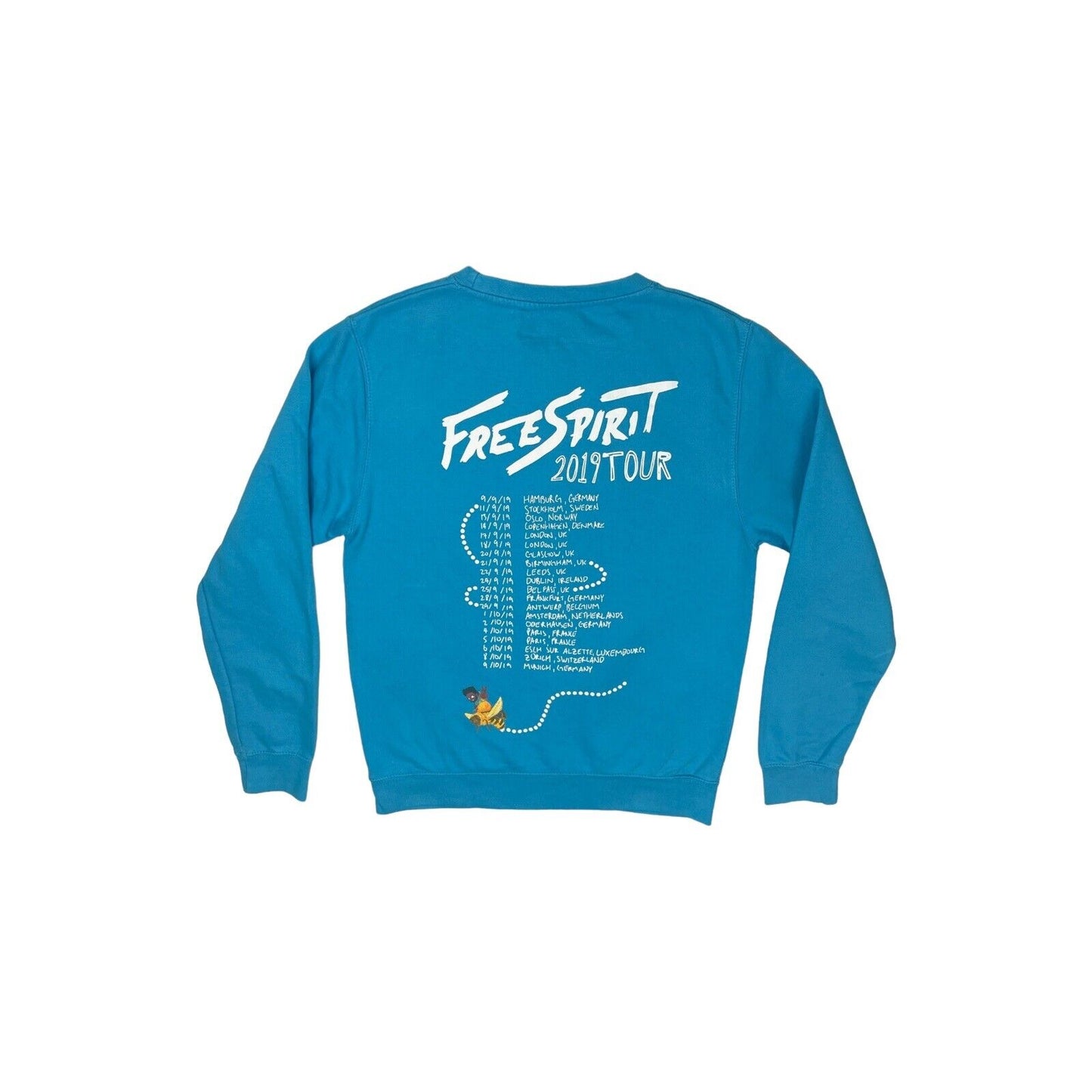 2019 Khalid Free Spirit Tour Jumper Mens Small Blue