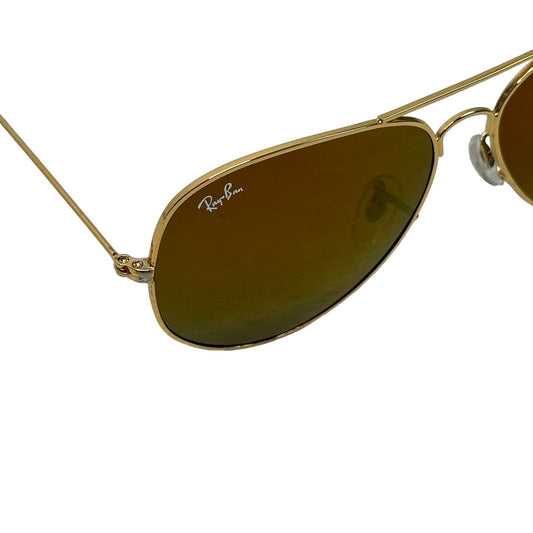 Ray-Ban RB3026 Aviator Sunglasses Gold Made In Italy