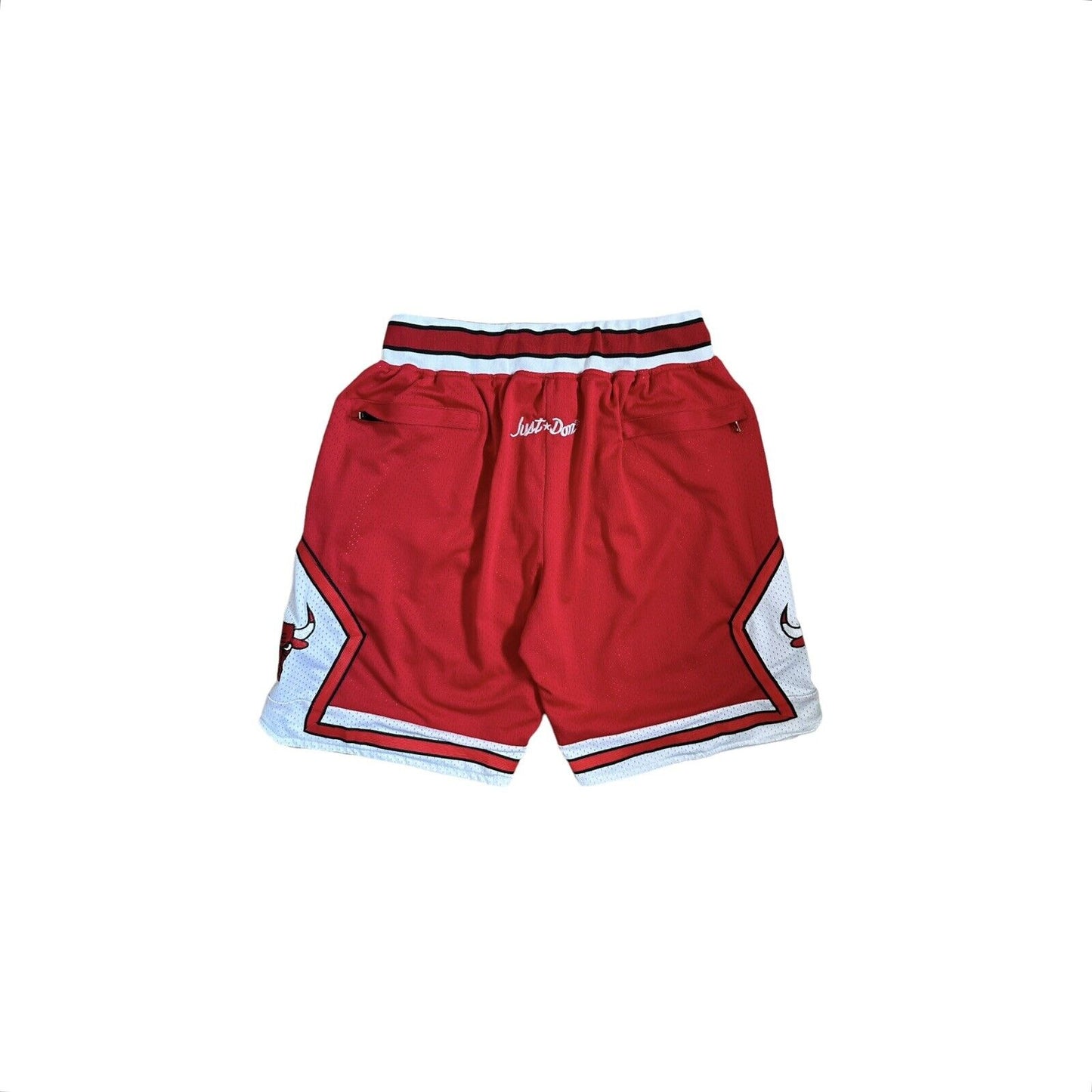 Chicago Bulls Just Don NBA Shorts Men’s Small Red