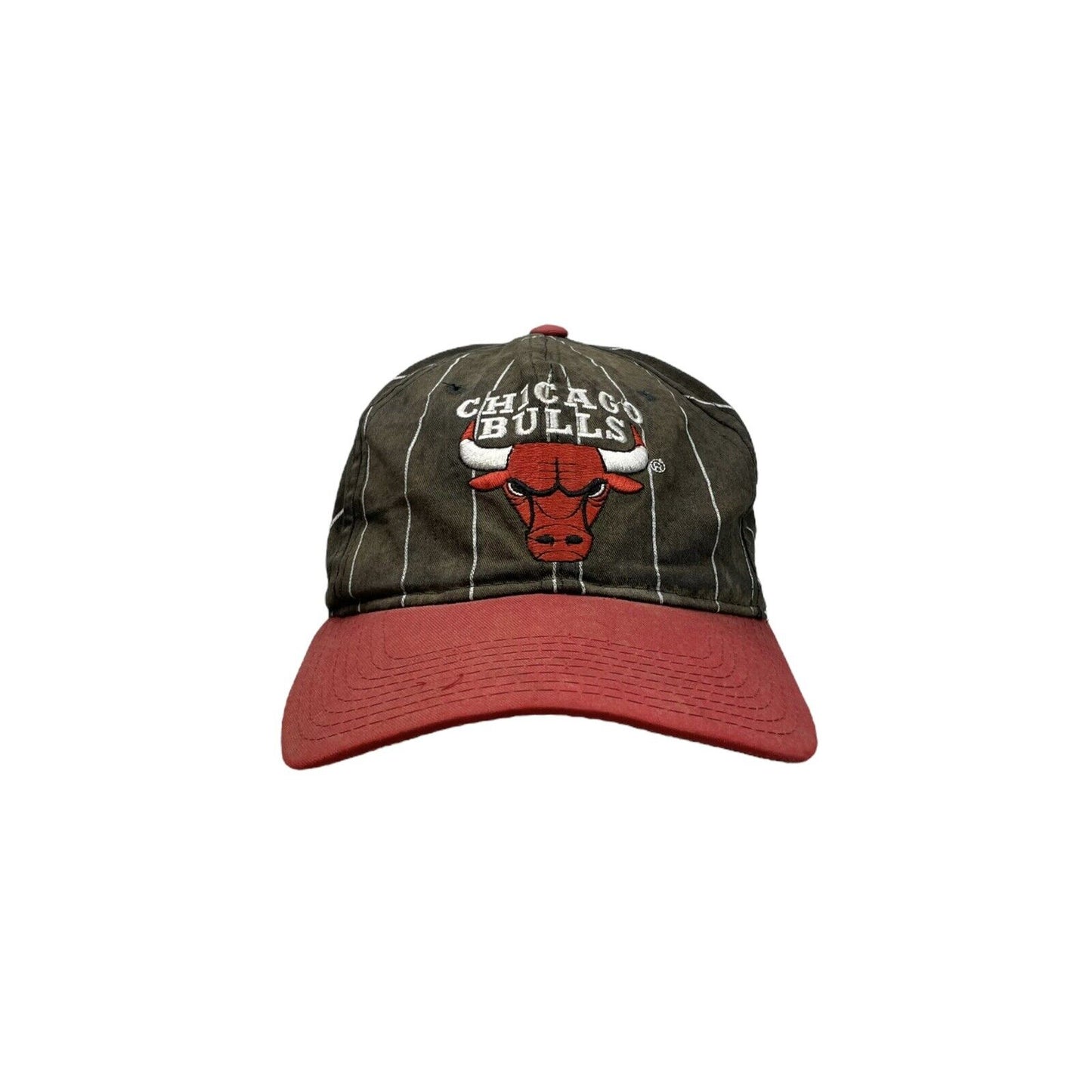 Vintage Chicago Bulls Starter Pinstripe Cap Embroidered Made In Korea NBA