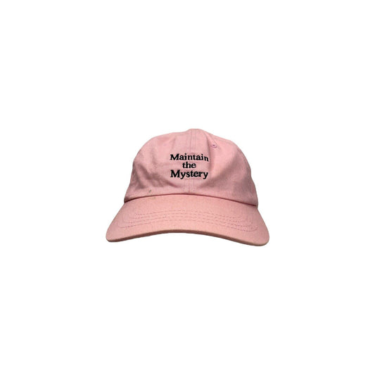 The Hundreds Maintain The Mystery Cap Pink And Black Adjustable Embrodiered