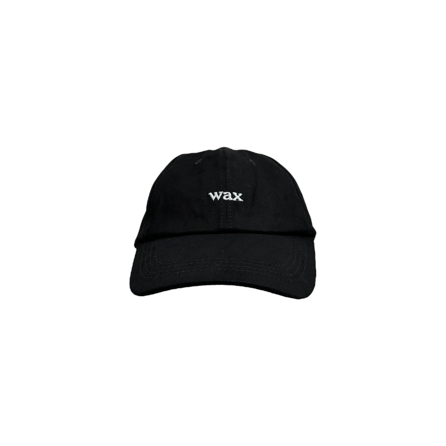 Wax London Baseball Cap Black Embroidered Logo NWOT