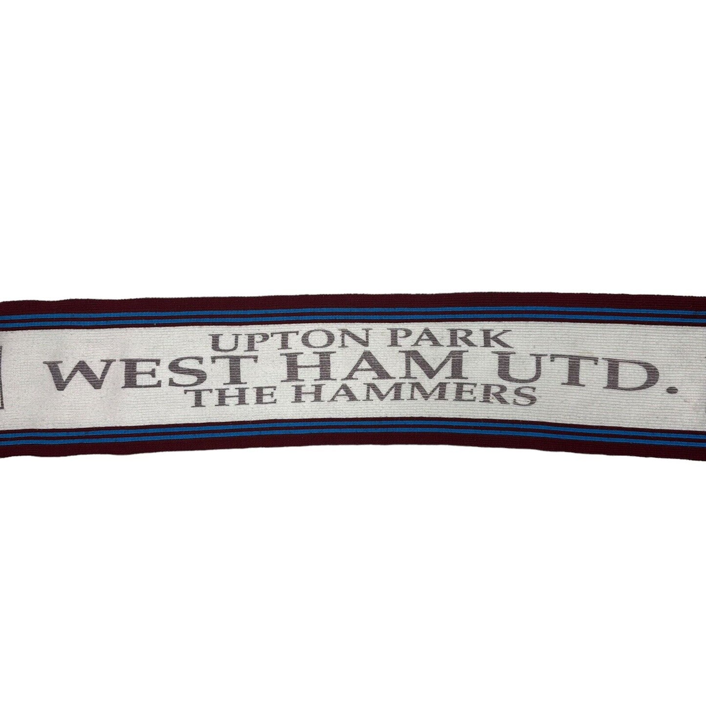 Vintage West Ham Scarf Multicoloured OSFA Upton Park Hammers