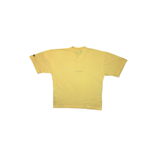 Vintage Reebok T-Shirt Yellow Mens Medium Embroidered 90’s Sportswear