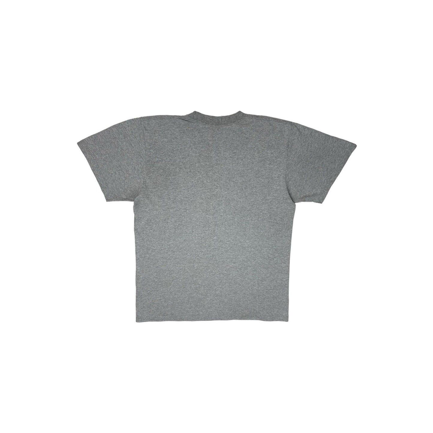 Supreme New York Tee Grey Mens Small Graphic Logo Print Made In USA