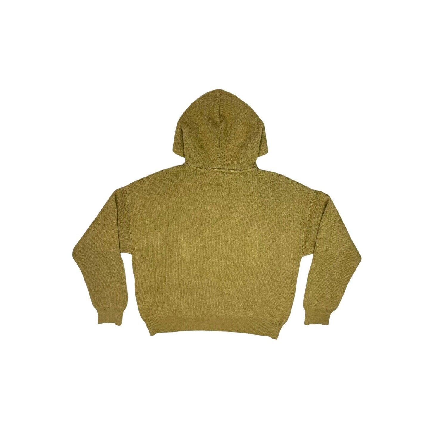 Essentials Fear Of God Knit Pullover Hoodie Mens Large Amber Yellow