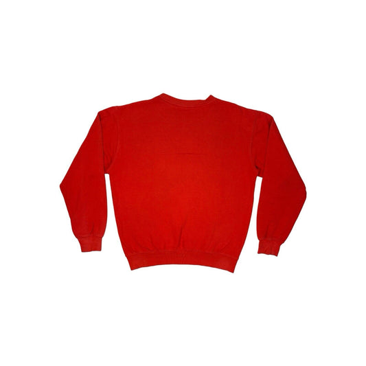 Vintage Puma Crew Neck Jumper Mens Small Red 90's Sportswear Embroidered