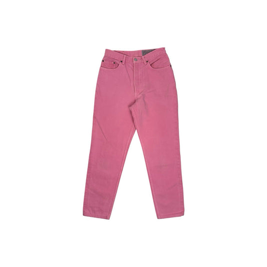 Vintage Levi’s Pink Denim Jeans 901 28w 29l Slim Fit 1980’s