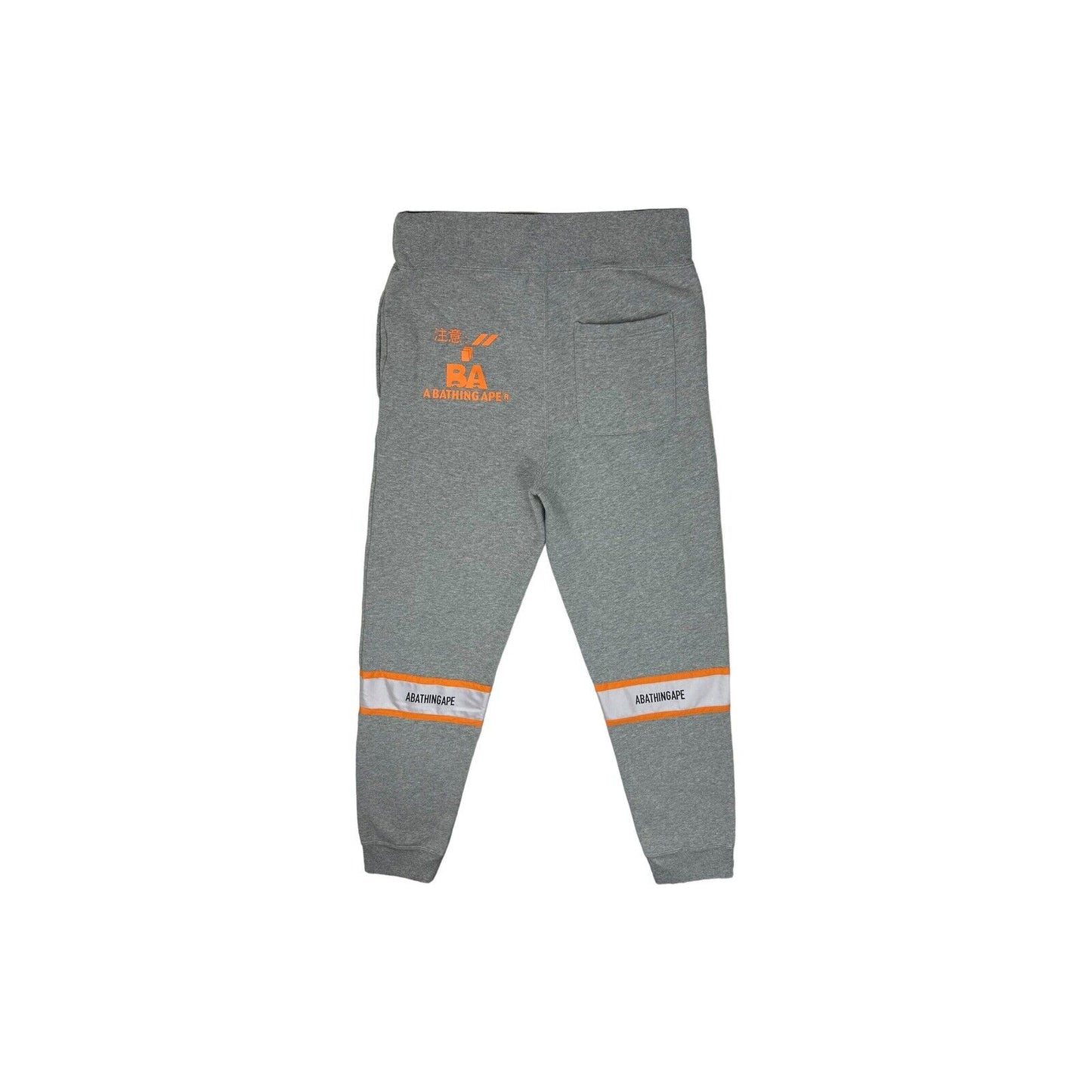 A Bathing Ape Joggers Mens Small Grey BAPE Graphic Prints